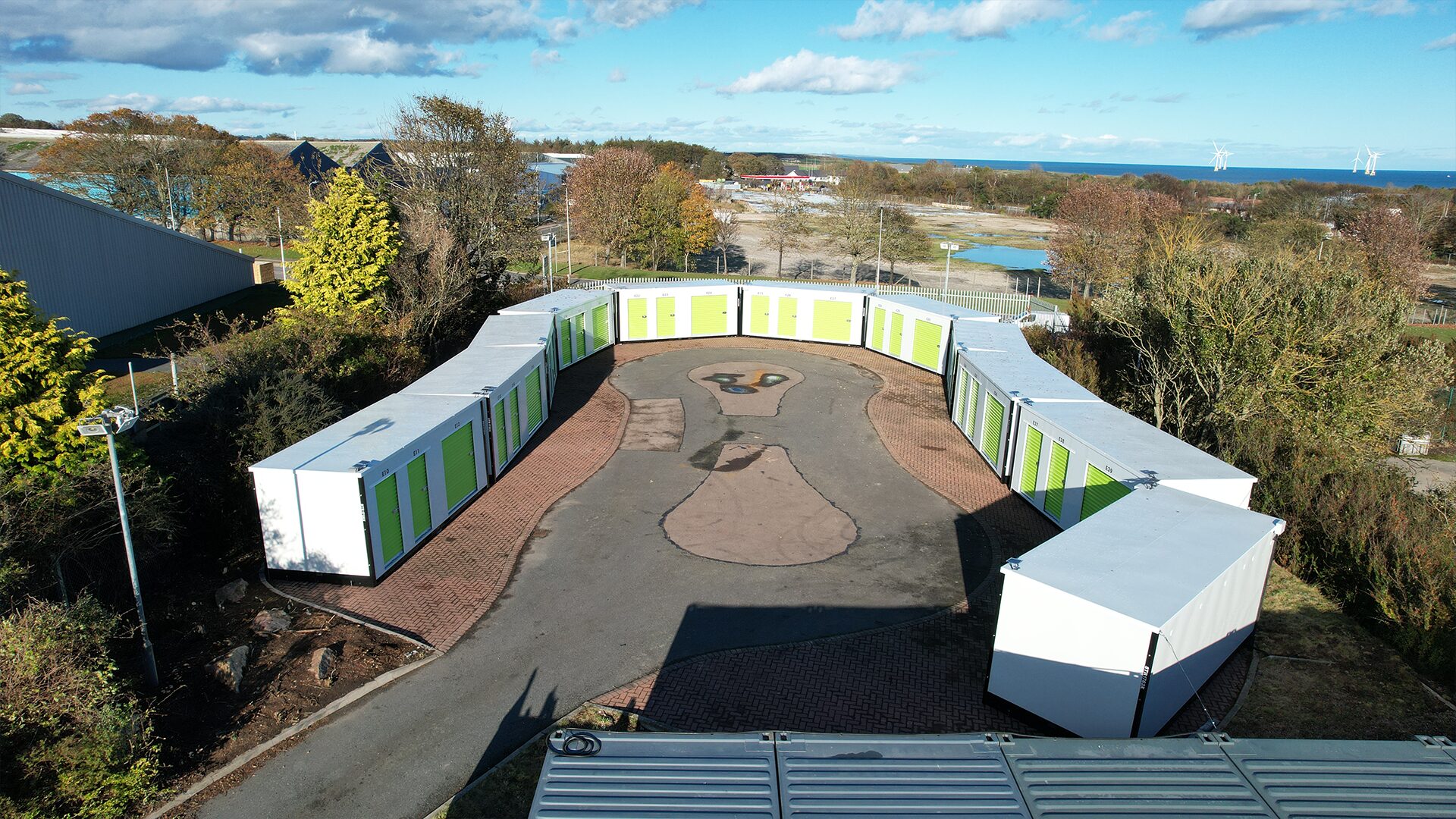 Vista dal drone in alto mylock