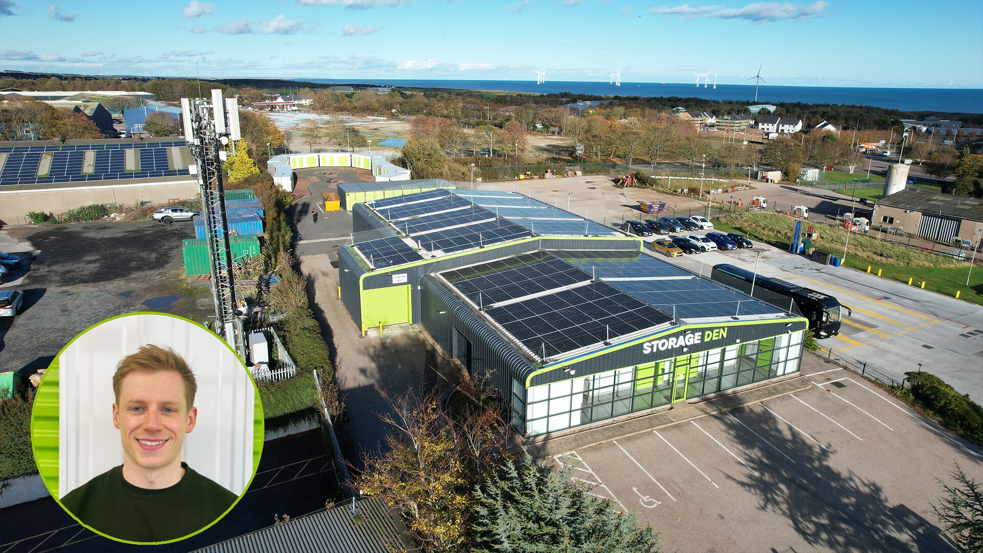 Tana di stoccaggio e Brian mylock